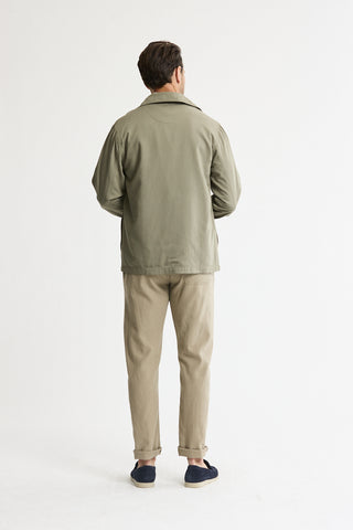 Rayon Lyocell Military Shirt Jacket - JACHS NY