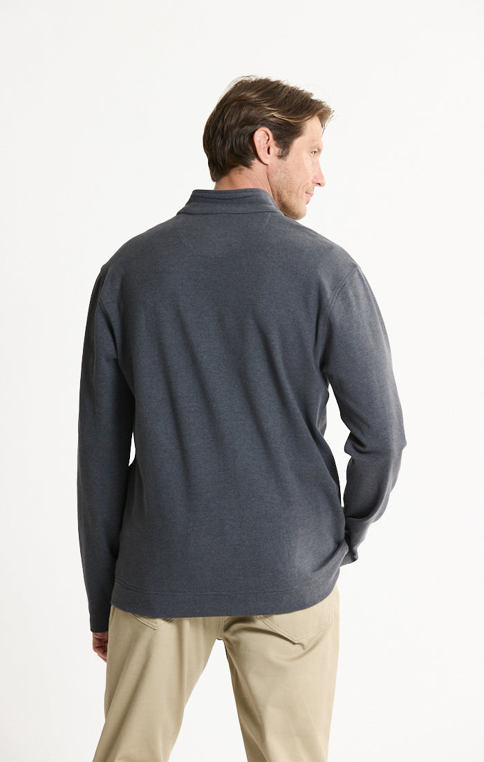 トップス Hpj Ultra Soft Heather Quarter Zip Pullover | Mens Quarter Zip Sweater