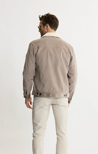 Sherpa Lined Corduroy Trucker Jacket - JACHS NY