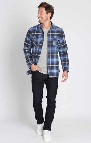 Blue Brawny Flannel & Thermal 2-Pack - JACHS NY