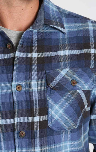 Blue Brawny Flannel & Thermal 2-Pack - JACHS NY