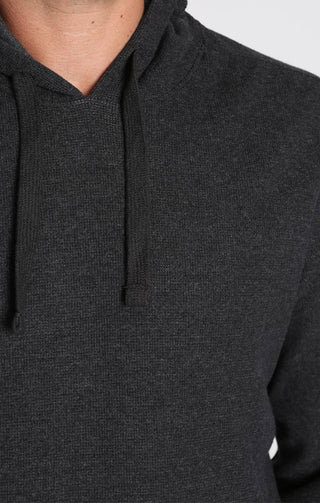 Charcoal Bedford Brushed Waffle Hoodie - JACHS NY