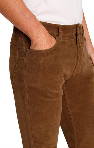 Straight Fit Stretch Corduroy Pant - JACHS NY