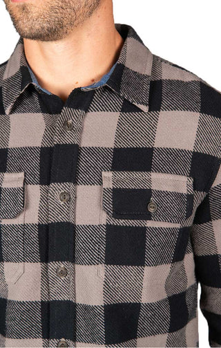 Brown Plaid Brawny Flannel Shirt - JACHS NY