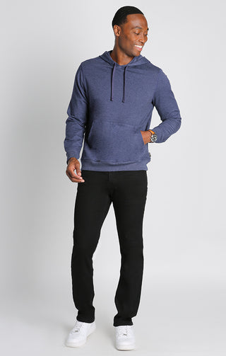 Indigo Soft Touch Pullover Hoodie - JACHS NY