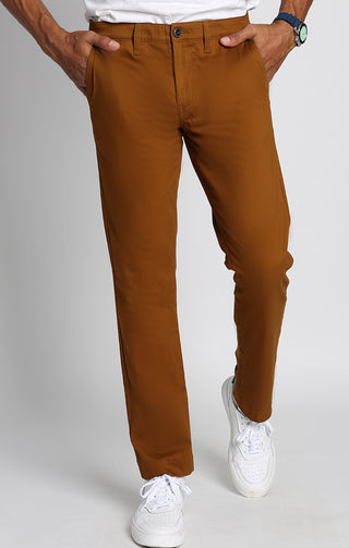 Copper Stretch Straight Fit Bowie Chino - JACHS NY
