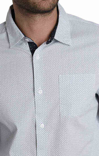 Wavy Print Long Sleeve Tech Shirt - JACHS NY