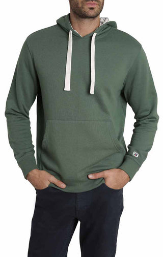 Green Varsity French Terry Pullover Hoodie - JACHS NY