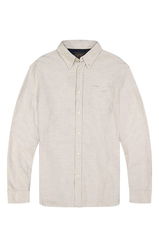 Ivory Donegal Oxford Shirt - JACHS NY