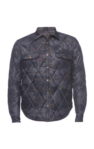Quilted Camo Shirt Jacket - JACHS NY
