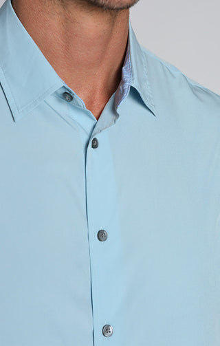 Light Blue Gravityless Short Sleeve Shirt - JACHS NY