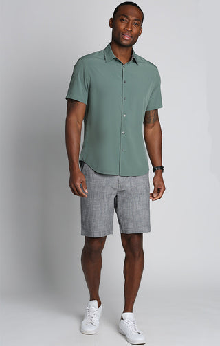 Green Gravityless Short Sleeve Shirt - JACHS NY