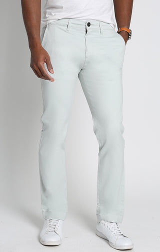 Light Blue Straight Fit Stretch Bowie Chino - JACHS NY