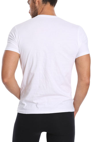White 3-Pack V-Neck T-Shirt - JACHS NY