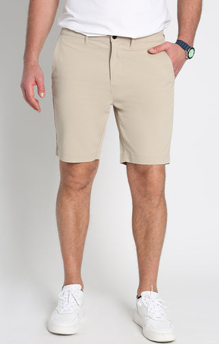 Taupe Performance Tech Short - JACHS NY