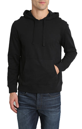 Jet Black French Terry Pullover Hoodie - JACHS NY