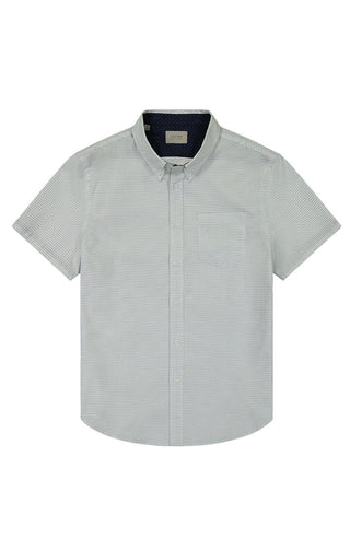 White Dot Print Short Sleeve Tech Shirt - JACHS NY