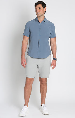 Blue Gravityless Short Sleeve Shirt - JACHS NY