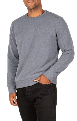 Blue Soft Touch Crewneck Pullover - JACHS NY