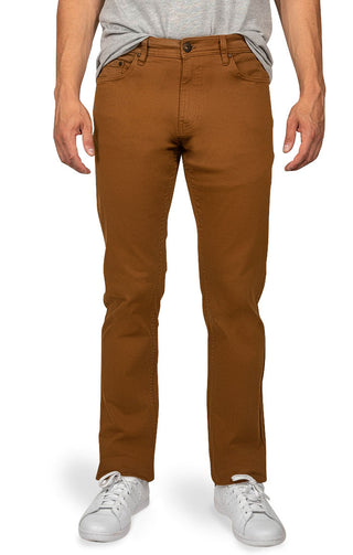 Copper Straight Fit Stretch Twill Pant - JACHS NY