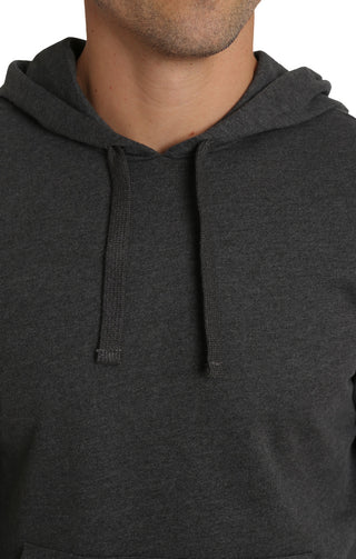 Dark Heather Grey French Terry Pullover Hoodie - JACHS NY