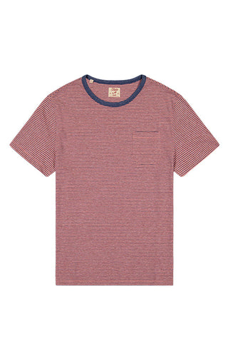 Red Striped TriBlend Tee - JACHS NY