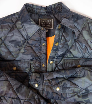 Quilted Camo Shirt Jacket - JACHS NY