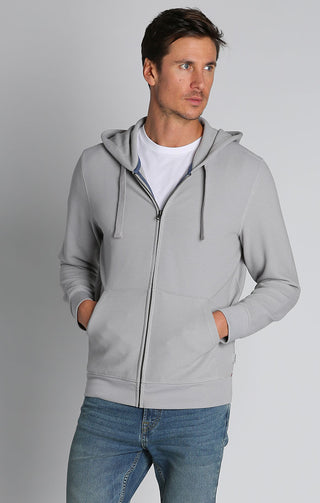 Grey Waffle Ottoman Soft Touch Hoodie - JACHS NY