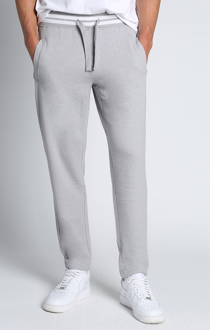 Loose Fit Sweatpants - Light gray melange/Varsity - Men