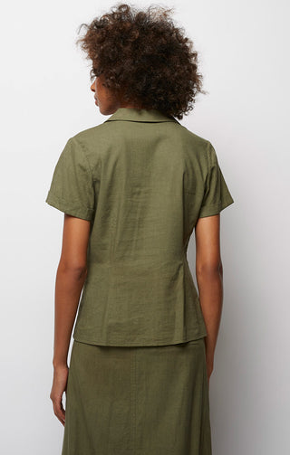 Olive Safari Shirt - JACHS NY