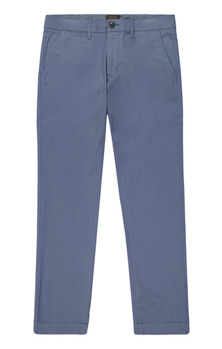 Slate Blue Straight Fit Stretch Bowie Chino - JACHS NY