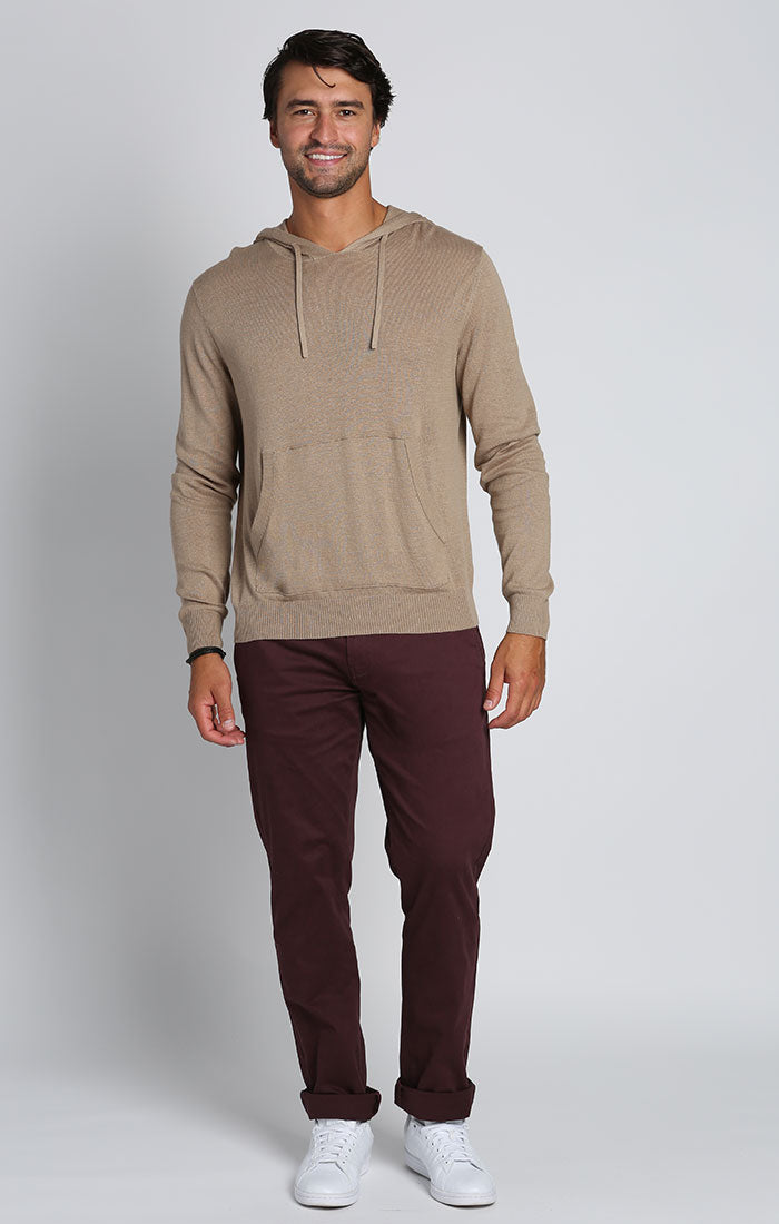 Tan Hooded Pullover Sweater – JACHS NY