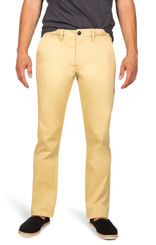 Wheat Straight Fit Stretch Bowie Chino - JACHS NY