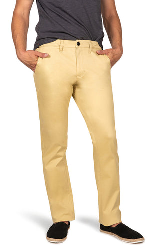 Wheat Straight Fit Stretch Bowie Chino - JACHS NY